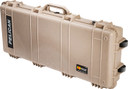 PELICAN 1700 CASE W/ WHEELS3 PC FOAM FITS 34" GUNS TAN 1700DT