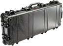 PELICAN 1700 CASE W/ WHEELS3 PC FOAM FITS 34" GUNS BLACK 1700BL