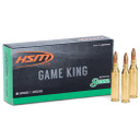 HSM GameKing Rifle Ammunition 6mm Rem100gr SP 20/ct HEHSM6REM4N