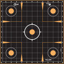 ALLEN EZ AIM SPLASH ADHESIVEGRID TARGET 5-PK 12"X12" 15314