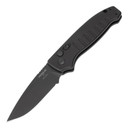Hogue Ballista I Automatic Folder Knife 3 1/2" Drop Point Blade Black jn64130