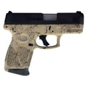 Taurus G3C Handgun 9mm Luger 12rd Magazines(3) 3.2" Barrel Black Slide/FDE with Black Splatter Grip TX1G3C931SP3