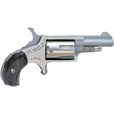 NAA 22LLR Mini Revolver Handgun .22 LR 5rd Capacity 1.625" Barrel Silver with Wood Grip NDNAA22LLR