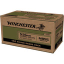 Winchester USA Lake City M855 Green Tip Rifle Ammunition 5.56mm 62 gr. FMJ 1255 fps 600/ct (Case of 4-150 Boxes) WNWM855150C