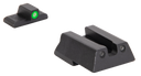 Meprolight USA 415453111 Hyper-Bright  Green Tritium Green Outline Front Sight-Green Tritium Black Outline Rear Sight HK VP9/HK45/HK45C 134526