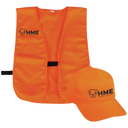HME HMESFVHOR Safety  Vest/Cap OSFA Orange Polyester 124147