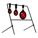 EZ-Aim Triple Deflector Spinner Target System Rimfire .22 Cal. & Air Guns 10.75"W x 12.5"H - Black/Red AN15403
