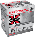Winchester Ammo XU207 Super X Game Load 20Gauge 2.75" 7/8oz 7.5Shot 25 Per Box/10 Case 116944