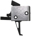 CMC Triggers 92503 Drop-In  Single-Stage Flat Trigger w/ 4-4.50 lbs Draw Weight & Black/Silver Finish 4686