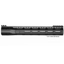 Troy Battlerail X-Series Low Profile Ultra-Light M-LOK BattleRail Handguard 10.5" Black OVSRAISR110BTX2