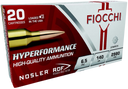 Fiocchi 65PRCRD Hyperformance Match 6.5PRC 140gr Nosler Reduced Drag Factor 20 Per Box/10 Case 171656