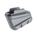Tyrant CNC TDP320MAGEXGREY  Magazine Extension Fits Sig P320 5rd Grey Aluminum 178383