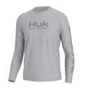 Huk Vented Pursuit Long Sleeve Shirt Harbor Mist L ATH1200524034L