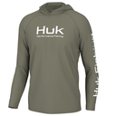 Huk Vented Pursuit Long Sleeve Hoodie Moss M ATH1200525316M