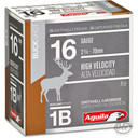 Aguila High Velocity Shotshells 16 ga 2-3/4" 1-1/8oz 1250 fps #1 Buck 25/ct AU1C1601BA
