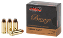 PMC 10B Bronze  10mmAuto 170gr Jacketed Hollow Point 25 Per Box/20 Case 74096