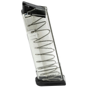 ETS Group GLK23 Pistol Mags  13rd 40 S&W Compatible w/Glock 23/27 Clear Polymer 122669