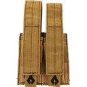 Advance Warrior Solutions Pistol Double Mag Pouch Tan AZPDMPTN
