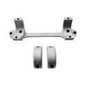 DNZ 1-Piece Gamer Reaper Scope Mount - Remington 700 Long Action High - Silver VW33700