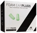 Axil LLC AXFP200GP  Foam Ear Plugs 32 dB Green 200 Pair 170244