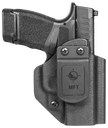 Mission First Tactical HSFHCAIWBABL Appendix Holster IWB/OWB Black Polymer Belt Clip Fits Springfield Hellcat Micro-Compact OSP 9 Ambidextrous 143033