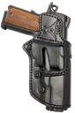 TX 1836 Kydex TXLOCKROWB300 TX Lock Retention System OWB, Black Leather, Compatible w/Glock 17/22, Belt Slide Mount, Ambidextrous 145570