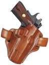 Galco CM112 Combat Master  OWB Tan Leather Belt Slide Fits S&W K Frame Fits Ruger Security-Six Right Hand 59906