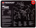 TekMat TEKR20SIGP238 Sig Sauer P238 Ultra 20 Cleaning Mat Black/White Rubber 15"x20" Sig Sauer P238 Parts Diagram 177715