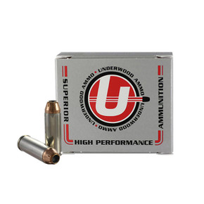 Underwood Ammo XTP Jacketed Hollow Point Handgun Ammunition 45 Colt (+P) 250gr JHP 1400 fps 20/ct UB434 Underwood Ammo XTP Jacketed Hollow Point Handgun Ammunition 45 Colt (+P) 250gr JHP 1400 fps 20/ct UB434