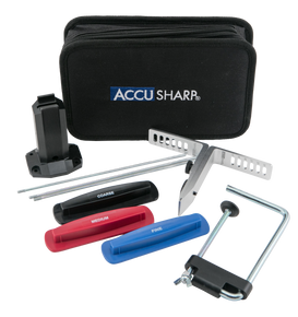 AccuSharp 060C 3-Stone Precision Set Coarse/Medium/Fine Diamond, Alumina, Ceramic Sharpener Multi Color 123779 AccuSharp 060C 3-Stone Precision Set Coarse/Medium/Fine Diamond, Alumina, Ceramic Sharpener Multi Color 123779