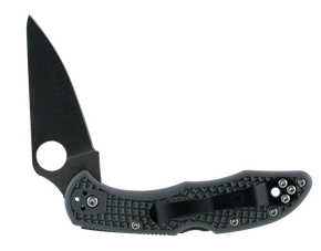 Spyderco C11FPGY Delica 4 Lightweight 2.88" Folding Drop Point Plain VG-10 SS Blade Gray FRN Handle Includes Pocket Clip 54200 Spyderco C11FPGY Delica 4 Lightweight 2.88" Folding Drop Point Plain VG-10 SS Blade Gray FRN Handle Includes Pocket Clip 54200