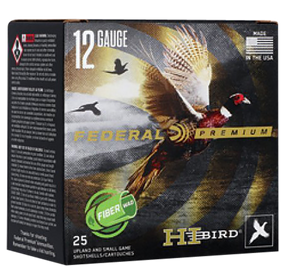 Federal HVF12HW5 Federal Premium Hi-Bird 12Gauge 2.75" 1 1/4oz 5Shot 25 Per Box/10 Case 155752