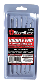 KleenBore KB-PICKSET Stainless Steel Double Ended Gun Pick Set 153308 KleenBore KB-PICKSET Stainless Steel Double Ended Gun Pick Set 153308