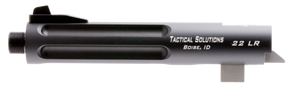 Tactical Solutions TL55TEMBRF Trail-Lite Barrel 22 LR 5.50" Black Matte Finish 6061-T6 Aluminum Material with Fluting, Threading & Fiber Optic Front Sight for Browning Buck Mark 14137 Tactical Solutions TL55TEMBRF Trail-Lite Barrel 22 LR 5.50" Black Matte Finish 6061-T6 Aluminum Material with Fluting, Threading & Fiber Optic Front Sight for Browning Buck Mark 14137