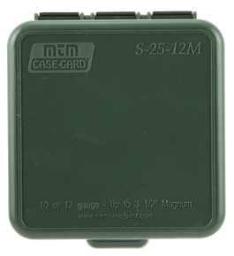 MTM Case-Gard S2512M11 Shotshell Box Flip-Top Multi Gauge Shotgun Forest Green Polypropylene 25rd 105523