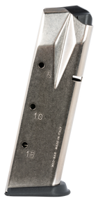 Mec-Gar MGP22815N Standard 15rd Extended 9mm Luger Fits Sig P228 Nickel Carbon Steel 133955 Mec-Gar MGP22815N Standard 15rd Extended 9mm Luger Fits Sig P228 Nickel Carbon Steel 133955