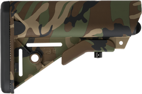 B5 Systems SOP1188 Enhanced SOPMOD Woodland Camo Polymer Fits AR-15 165304 B5 Systems SOP1188 Enhanced SOPMOD Woodland Camo Polymer Fits AR-15 165304