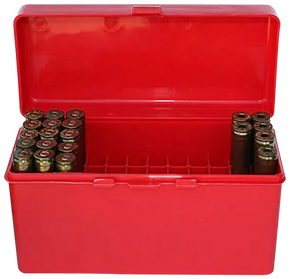 MTM Case-Gard RM6030 Flip-Top  243/308 Win/220 Swift Red Polypropylene 50rd 157091