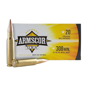 Armscor FAC3081N USA  308Win 147gr Full Metal Jacket 20 Per Box/10 Case 35301