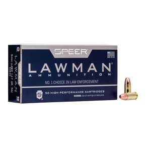SPEER LAWMAN 9MM LUGER 147GR TMJ AMMO 1000RD CASE CC53620C