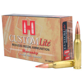 Hornady Custom Lite Rifle Ammunition 7mm-08 Rem 120 gr SST Custom Lite 20/Box HO80572 Hornady Custom Lite Rifle Ammunition 7mm-08 Rem 120 gr SST Custom Lite 20/Box HO80572