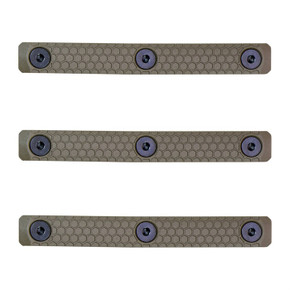 SLATE GRIP M-LOK PANELS 3-SLOT FDE 3-PACK 100050453