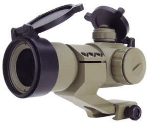 TacFire RD004T 1x30 Dual Illuminated Red/Green Dot Sight  Tan 1 x 30 mm 2 MOA Dot 104793