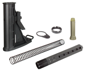 UTG Pro RBU6BM Mil-Spec Stock Assembly Black Synthetic 6 Position for AR-15/M16 37023 UTG Pro RBU6BM Mil-Spec Stock Assembly Black Synthetic 6 Position for AR-15/M16 37023