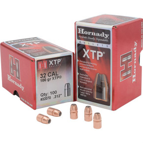 XTP .32 CALIBER (0.312'') 100GR JACKETED HOLLOW POINT 100/BOX 250203502 XTP .32 CALIBER (0.312'') 100GR JACKETED HOLLOW POINT 100/BOX 250203502