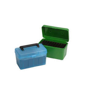 HANDLE CARRY RIFLE AMMO BOX 22 SAV-10.75X68 MAUSER 50RD BLUE 749001218 HANDLE CARRY RIFLE AMMO BOX 22 SAV-10.75X68 MAUSER 50RD BLUE 749001218