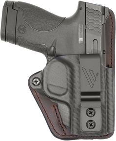 Versacarry CFC211SHD Comfort Flex Custom IWB Brown Polymer Belt Clip Fits S&W M&P Shield Right Hand 151638