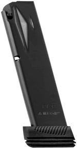 Mec-Gar MGPT9220DPS Standard  20rd Detachable w/Drop Protection System 9mm Luger Fits Taurus PT92/PT99 Blued w/Anti-Friction Coating Carbon Steel 127983