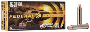 Federal LG45701 Premium HammerDown 45-70Gov 300gr Bonded Soft Point 20 Per Box/10 Case 121114 Federal LG45701 Premium HammerDown 45-70Gov 300gr Bonded Soft Point 20 Per Box/10 Case 121114