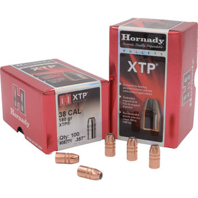 XTP® 38 CALIBER (0.357'') 180GR JACKETED HOLLOW POINT 100/BOX 749002700 XTP® 38 CALIBER (0.357'') 180GR JACKETED HOLLOW POINT 100/BOX 749002700